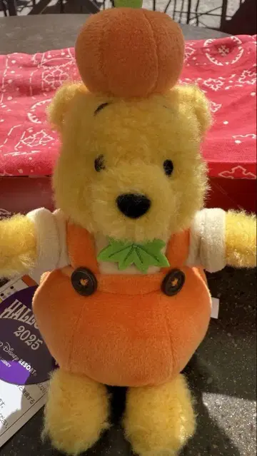 푸우 인형 배지