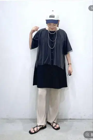 [ 새상품, 미사용 ] LEPSIM 튤 겹침 튜닉
