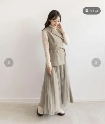 RANDA 자켓 라이크 원피스 그레이지