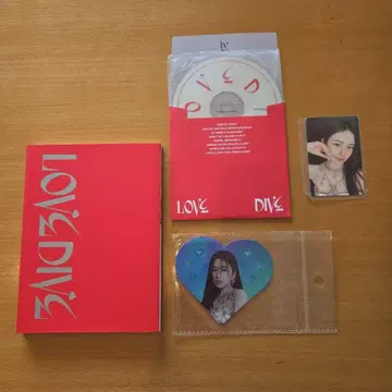 IVE LOVE DIVE CD&사진집&유진 포토카드 세트