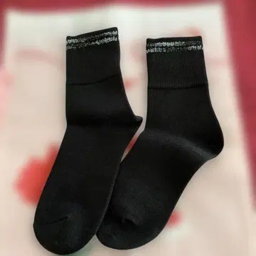 발 입구 넉넉한 삭스 블랙 세 켤레