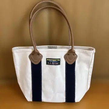 L.L.Bean 토트백 화이트/네이비