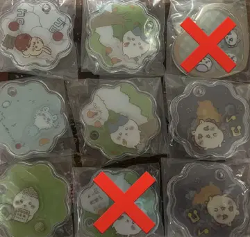 치이카와 캐릭터 쉐이커 참 토끼, 하치와레, 시사, 모몽가 키링
