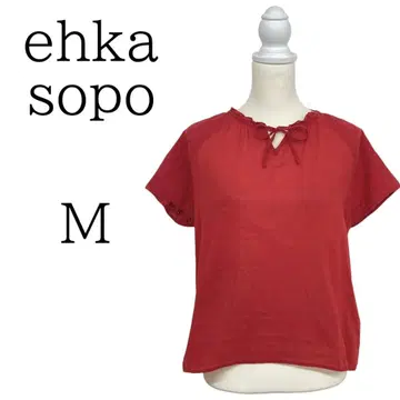 새상품급 ehka sopo 에카 소포 빨간색 반팔 티셔츠 M