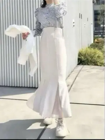 [ COCODEAL ] 새상품급 슬릿 코르셋 롱 머메이드 스커트!