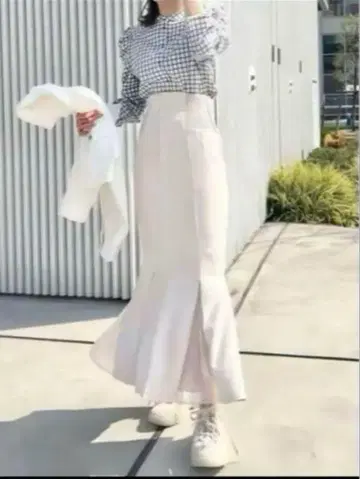 [ COCODEAL ] 새상품급 슬릿 코르셋 롱 머메이드 스커트!