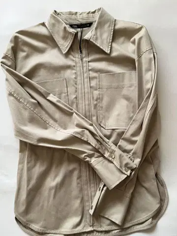 미사용 새상품 ZARA 베이지 셔츠 자켓 S