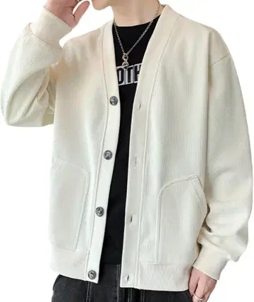 가디건 루즈핏 캐주얼 빅 사이즈 (XXL, 베이지)