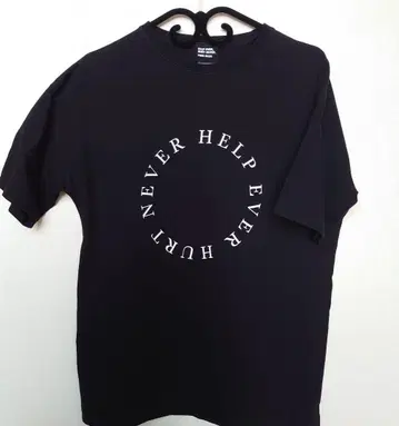 FUJII KAZE 서클 셔츠 블랙