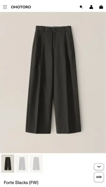 OHOTORO Forte Slacks (FW)