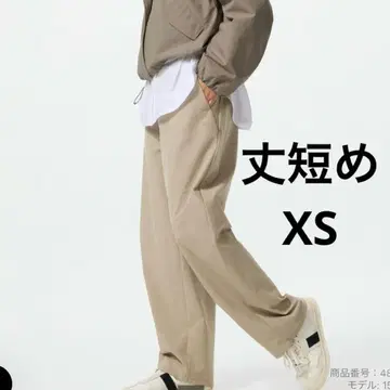 유니클로 저지 커브 팬츠 기장 짧음 XS