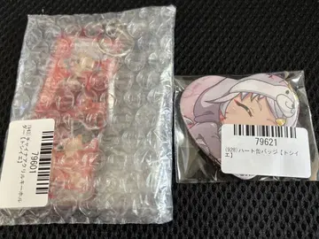 전국 오토메 파치쿠지 토시이에 아크릴 키링 캔 배지 세트