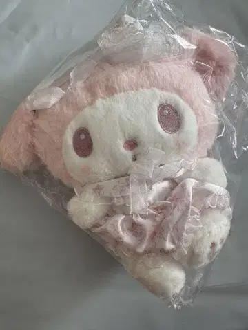 산리오 마이멜로디 화이트 딸기 티타임 폭신 봉제 인형 새상품