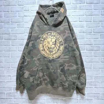 신일본 프로레슬링 NJPW1972 후드티 오버 사이즈 빅 사이즈 5L