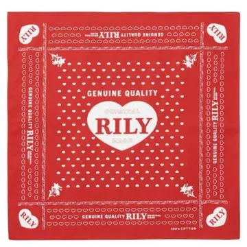 이마이치 류지 RILY 반다나 빨간색 삼대