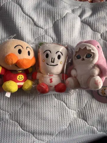 호빵맨 봉제 인형 세트 3점 세트