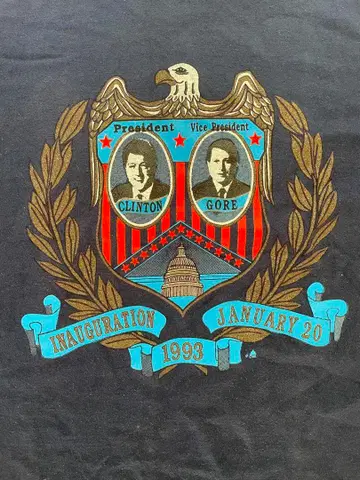 클린턴 고어 빈티지 T셔츠 ONEITA 은택 90s USA