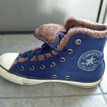 CONVERSE ALL STAR 네이비 하이컷 퍼 보아 포함