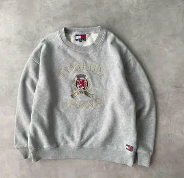 11462 TOMMY JEANS 빅 자수 엠블럼 맨투맨