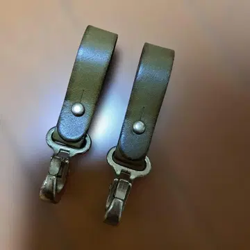 미사용품 Herz 벨트 키링 그린