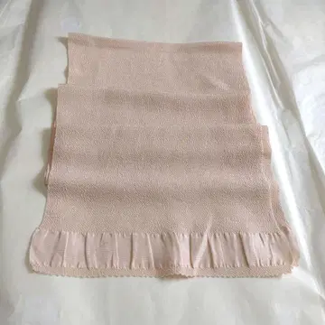 순수 실크 크레이프 원단 오비 장식 천 레인보우 컬러 더스티 핑크