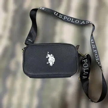 U.S. POLO ASSN. 블랙 숄더백