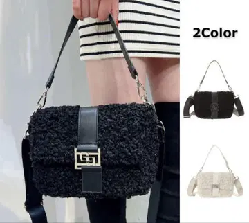 하자품 gyda GG 벨트 인조 모피 BAG