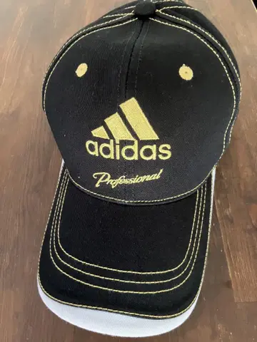 adidas 야구 모자 블랙/금