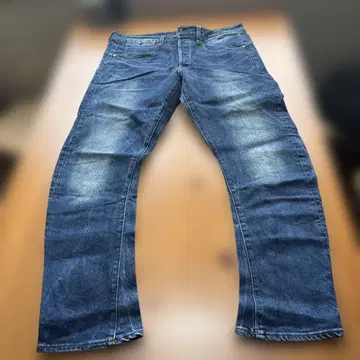 G-Star RAW 타입 C 3D 테이퍼드 데님 팬츠 32인치