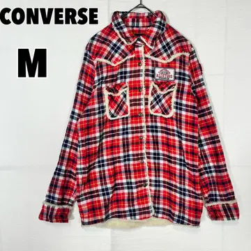 CONVERSE 컨버스 (M) 체크 무늬 웨스턴 셔츠 보아