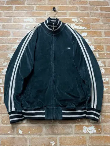 00s vans 반스 트랙 자켓 벨로아 원 포인트 네이비