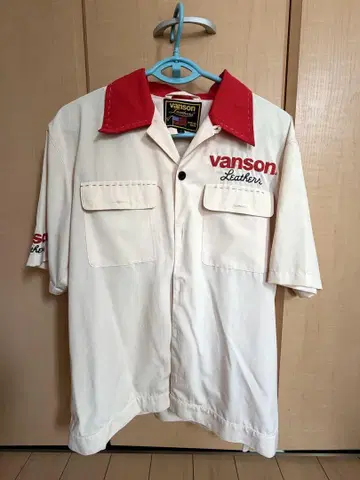 vanson 볼링 셔츠 남성용 사이즈 M