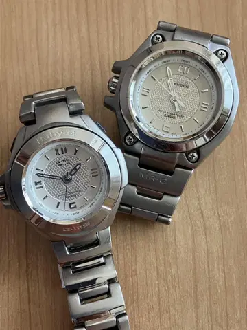 G-SHOCK 페어 MRG-122CT & Baby-G MSG-502 레어