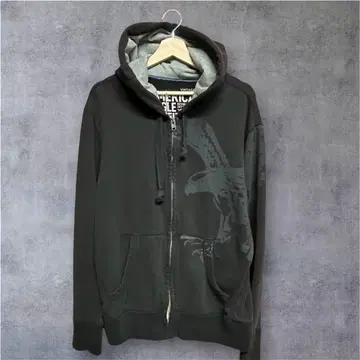 AMERICAN EAGLE OUTFITTERS 후드티 L 블랙