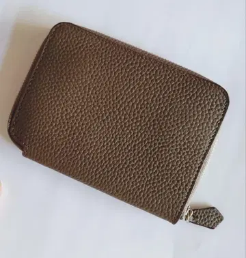 mal. 레레레 씨 천연 가죽 컴팩트 지갑