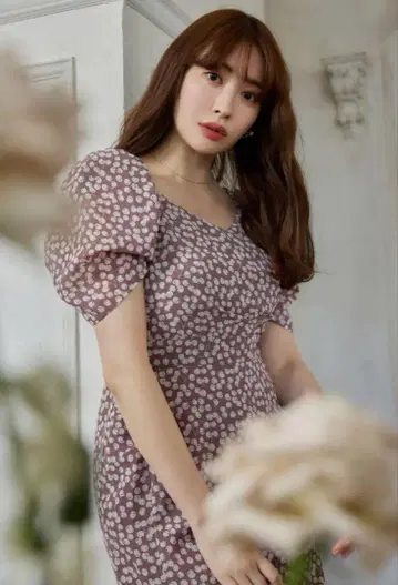 Cherry Pattern Cache-Coeur One-Piece