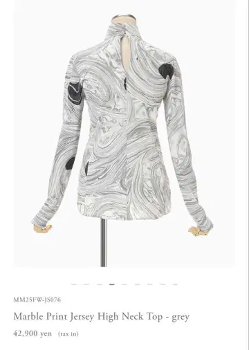 mame kurogouchi jersey high neck top 2