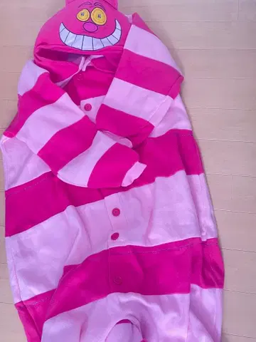 Disney 원더랜드의 앨리스 체셔 고양이 인형옷