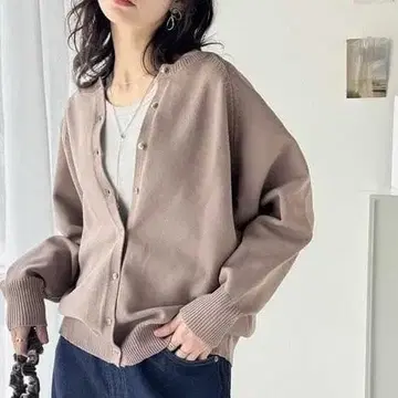 zG290 [ L ] CLASSICAL ELF 드롭 숄더 가디건