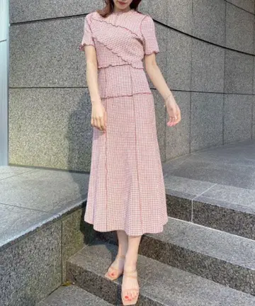 snidel 스나이델 멜로우 디자인 원피스