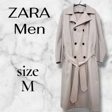 [새상품급] ZARA 자라 남성용 트렌치코트 M 사이즈 베이지
