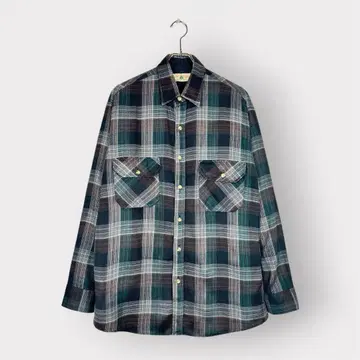 NORTH WEST TERRITORY 체크 무늬 플란넬 셔츠 M