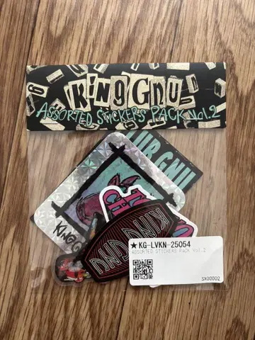 King Gnu ASSORTED STICKERS PACK 스티커