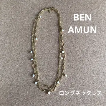 BEN AMUN 벤아문 롱 펄 골드 컬러 목걸이