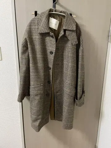 MACKINTOSH 체스터 코트 체크 무늬 34