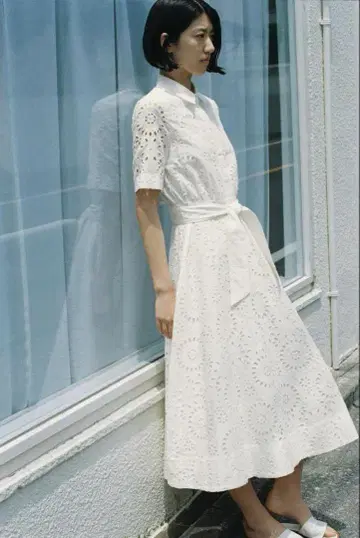 [ 완판템 ] ZARA ZW COLLECTION 자수 셔츠 원피스