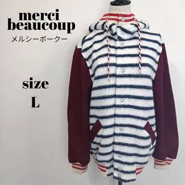 [ a1979 ] mercibeaucoup 베리노 라이트 3 보더 기모