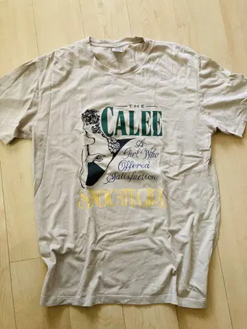 CALEE 그래픽 프린트 T셔츠 L 사이즈