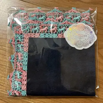 [ 새상품 ] 치카자와 레이스 회전목마 타월 손수건