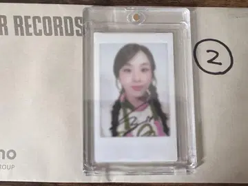 TWICE TWICE5 타워 레코드 친필 사인 폴라로이드 채영